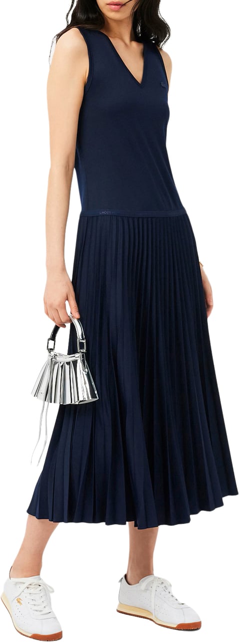 Lacoste Dresses Blu Navy