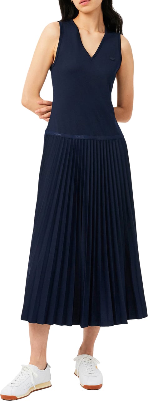 Lacoste Dresses Blu Navy