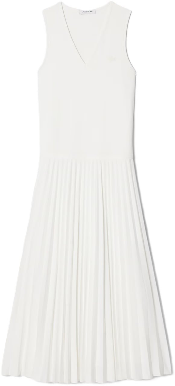 Lacoste Dresses Bianco Wit