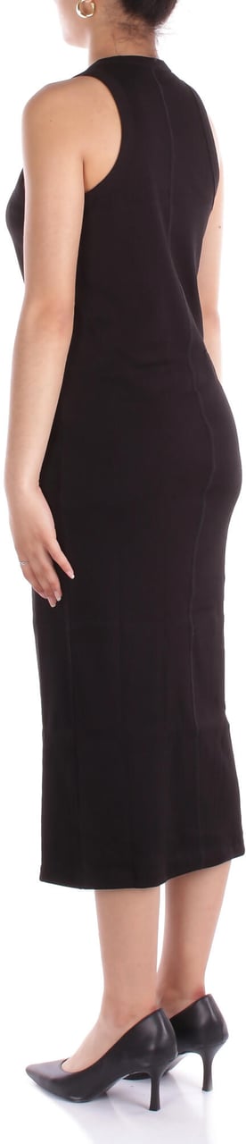 Lacoste Dresses Black Zwart