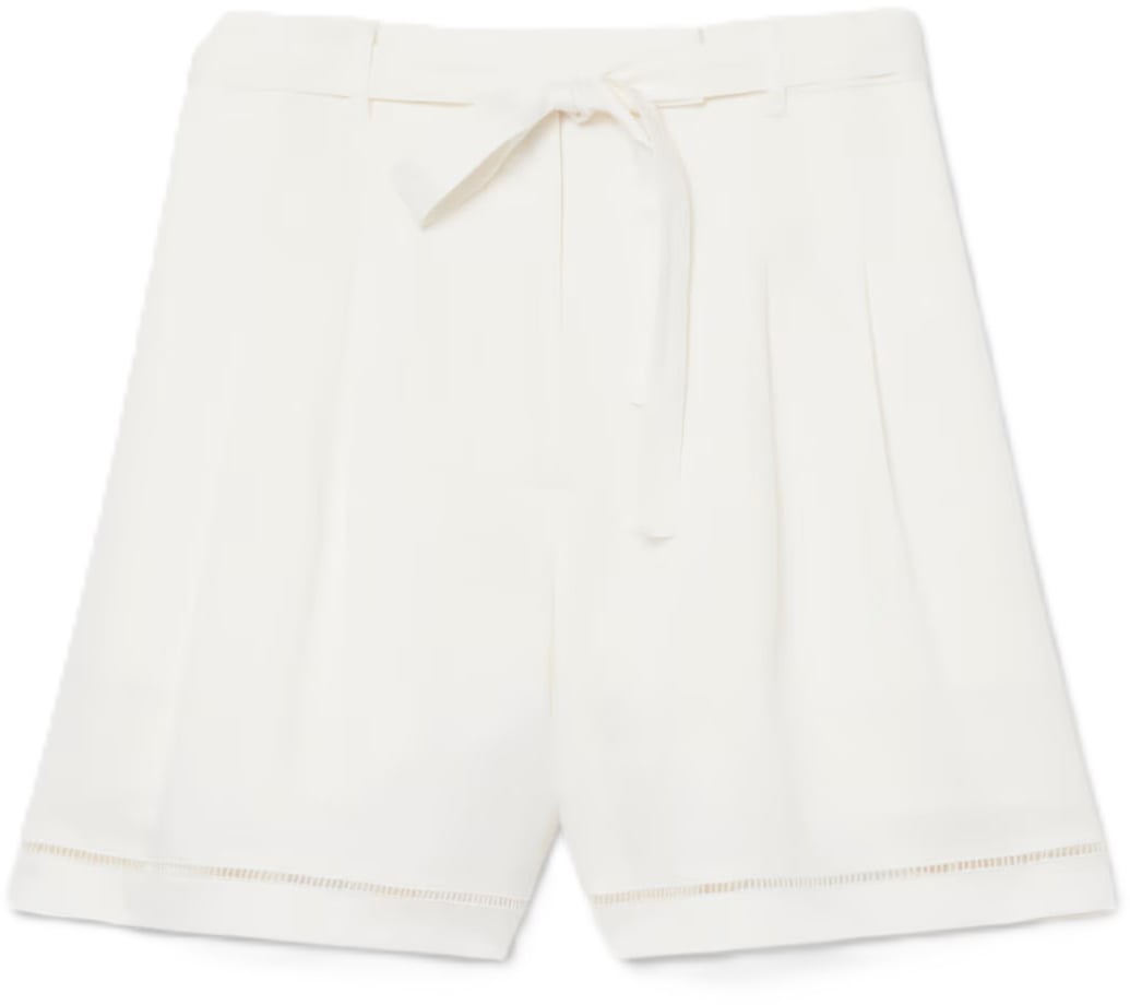 Lacoste Shorts Bianco Wit