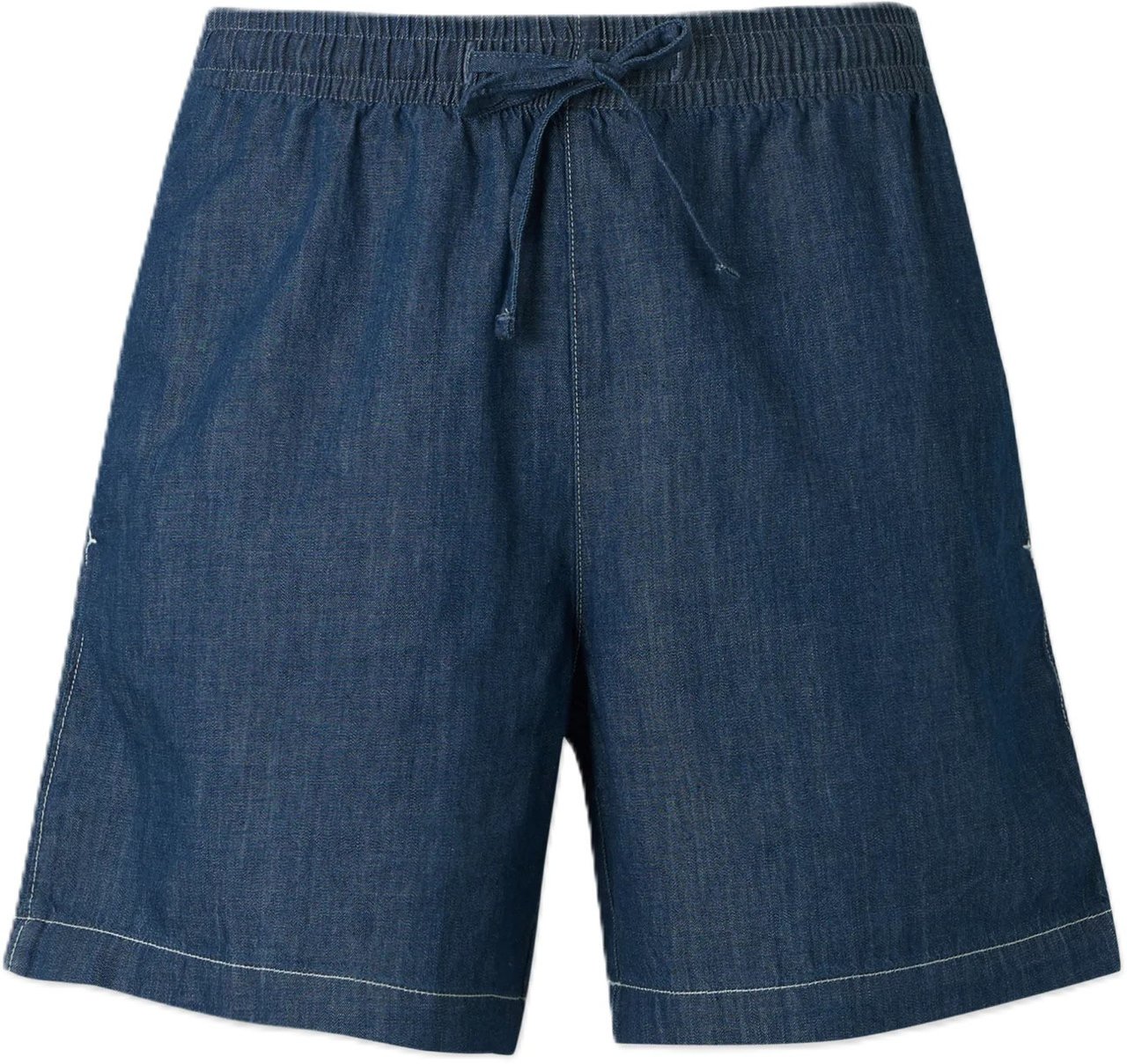 Lacoste Shorts Denim Scuro Blauw
