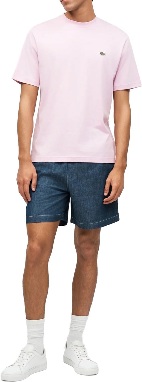 Lacoste Shorts Denim Scuro Blauw