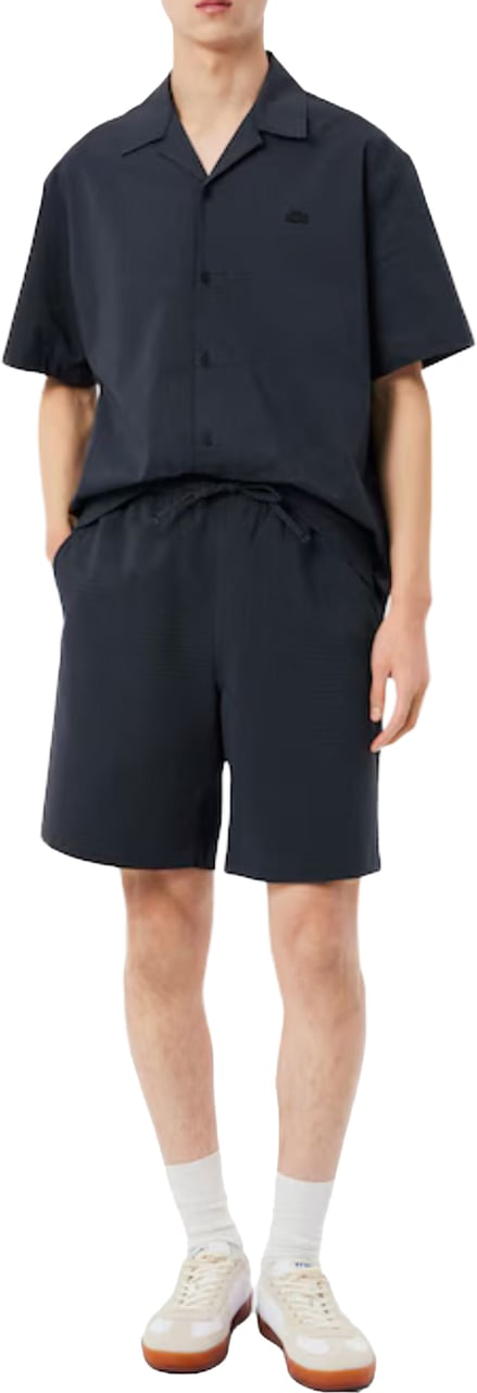 Lacoste 1hg1 Men's Shorts Shorts Zwart Gh1977-61 Zwart