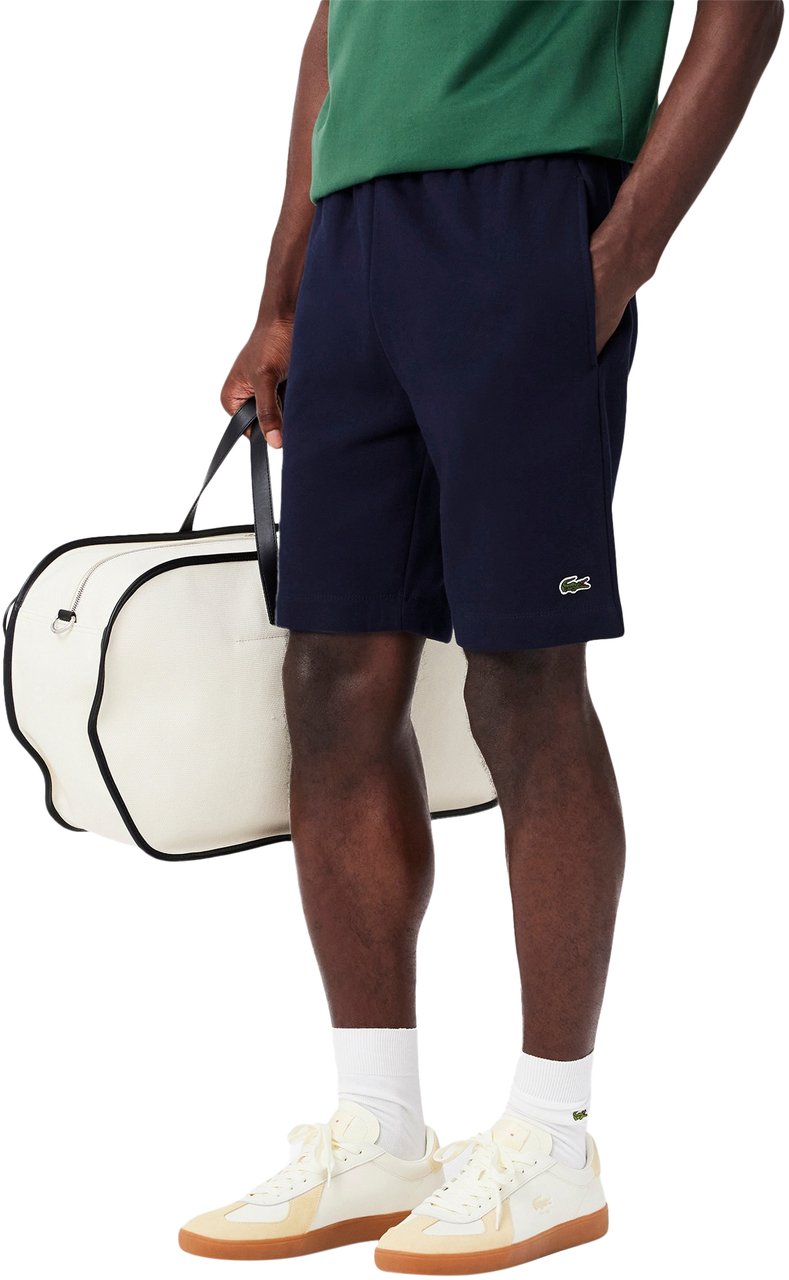 Lacoste Sweat Short Navy Blauw