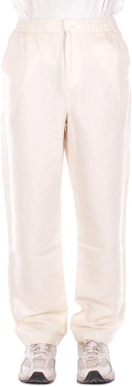 Lacoste Trousers Latte Wit