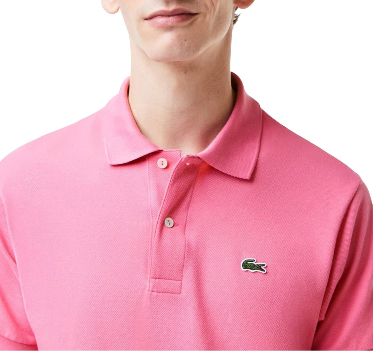 Lacoste L.12.12 Classic Logo Polo Shirt Roze
