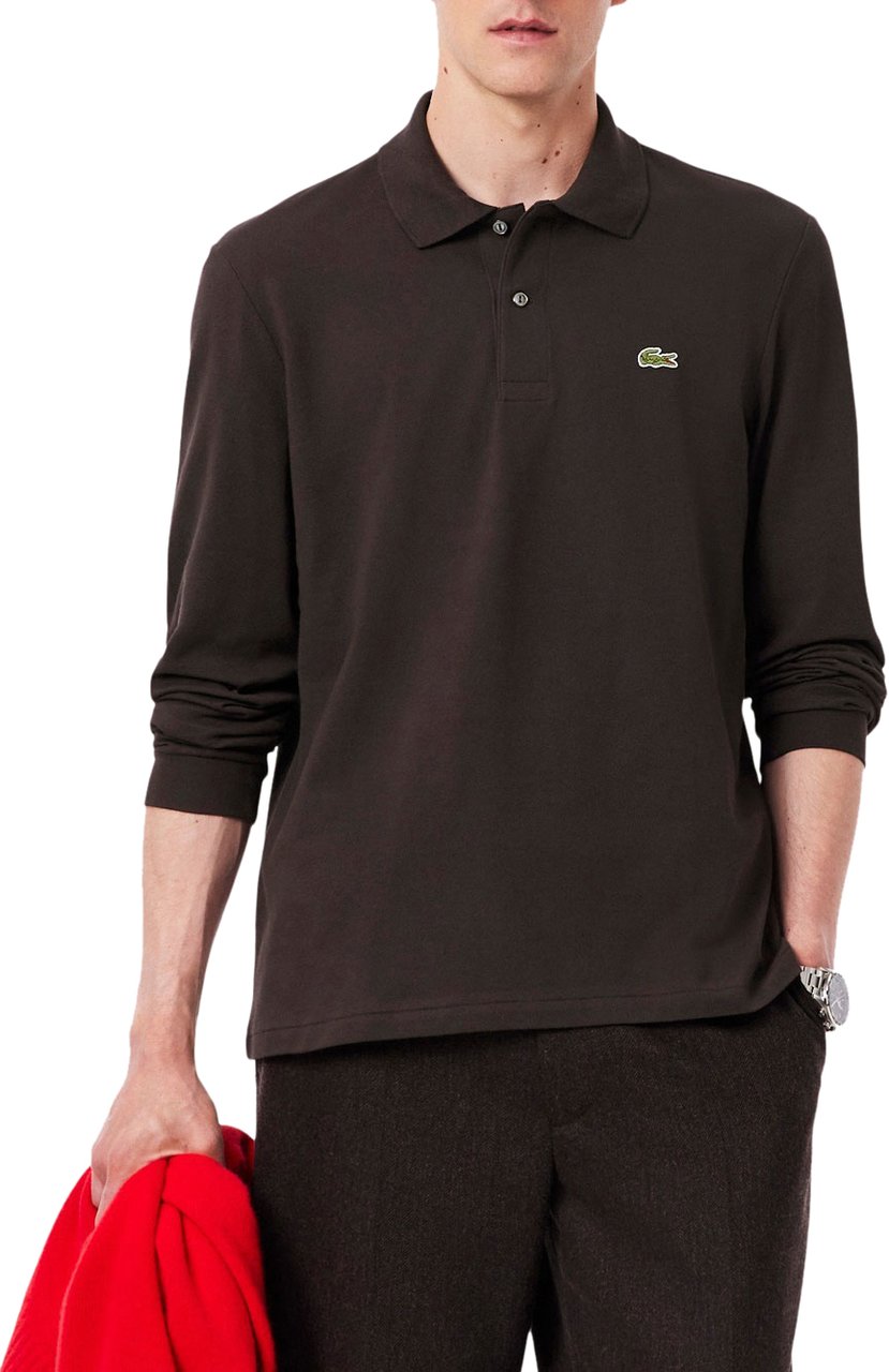 Lacoste T-Shirts And Polos Brown Bruin