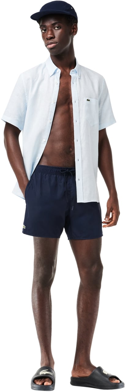 Lacoste HM Swimming Trunks Navy/Green Navy