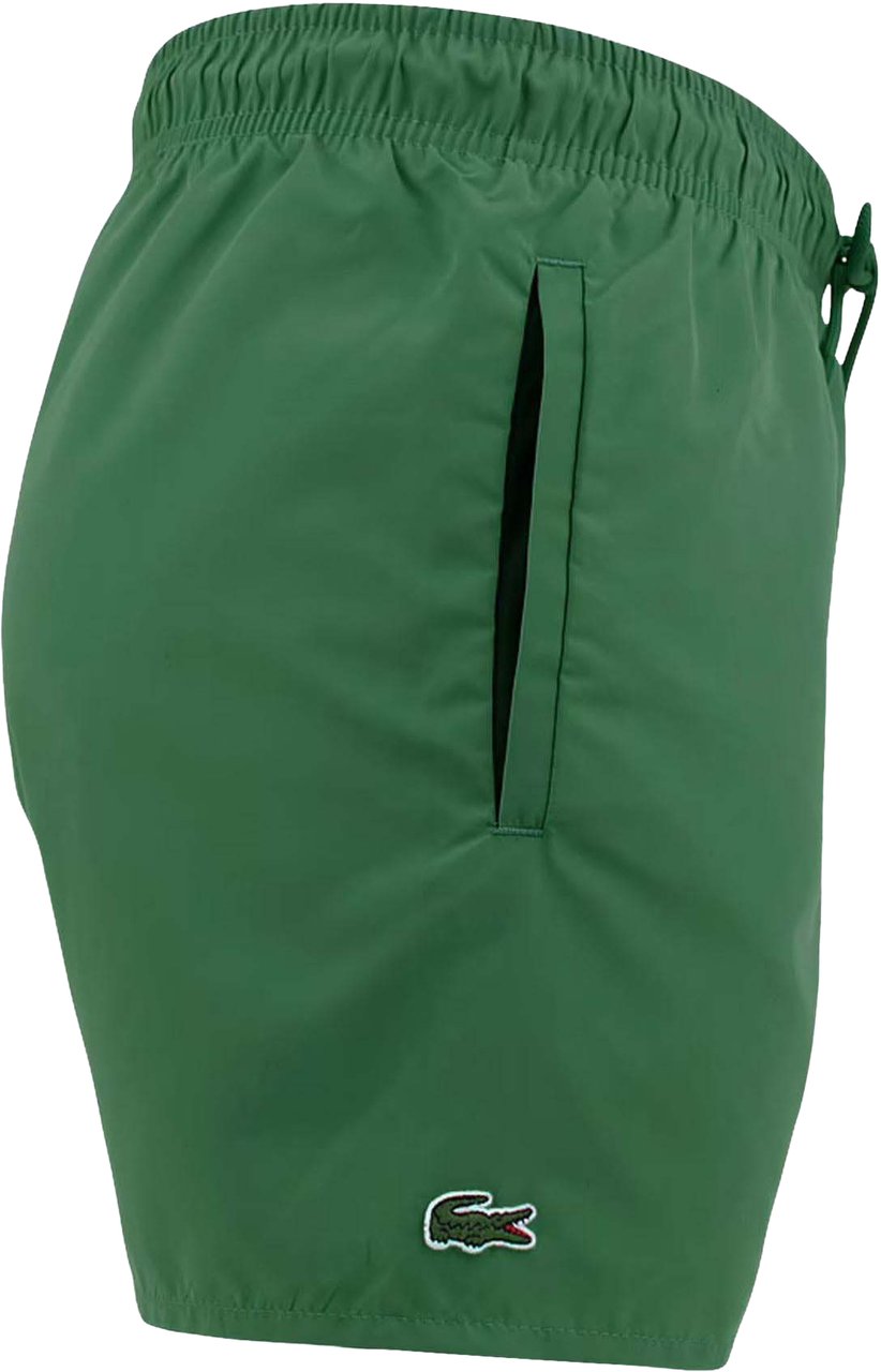 Lacoste Heren Sneldrogende Zwembroek Groen