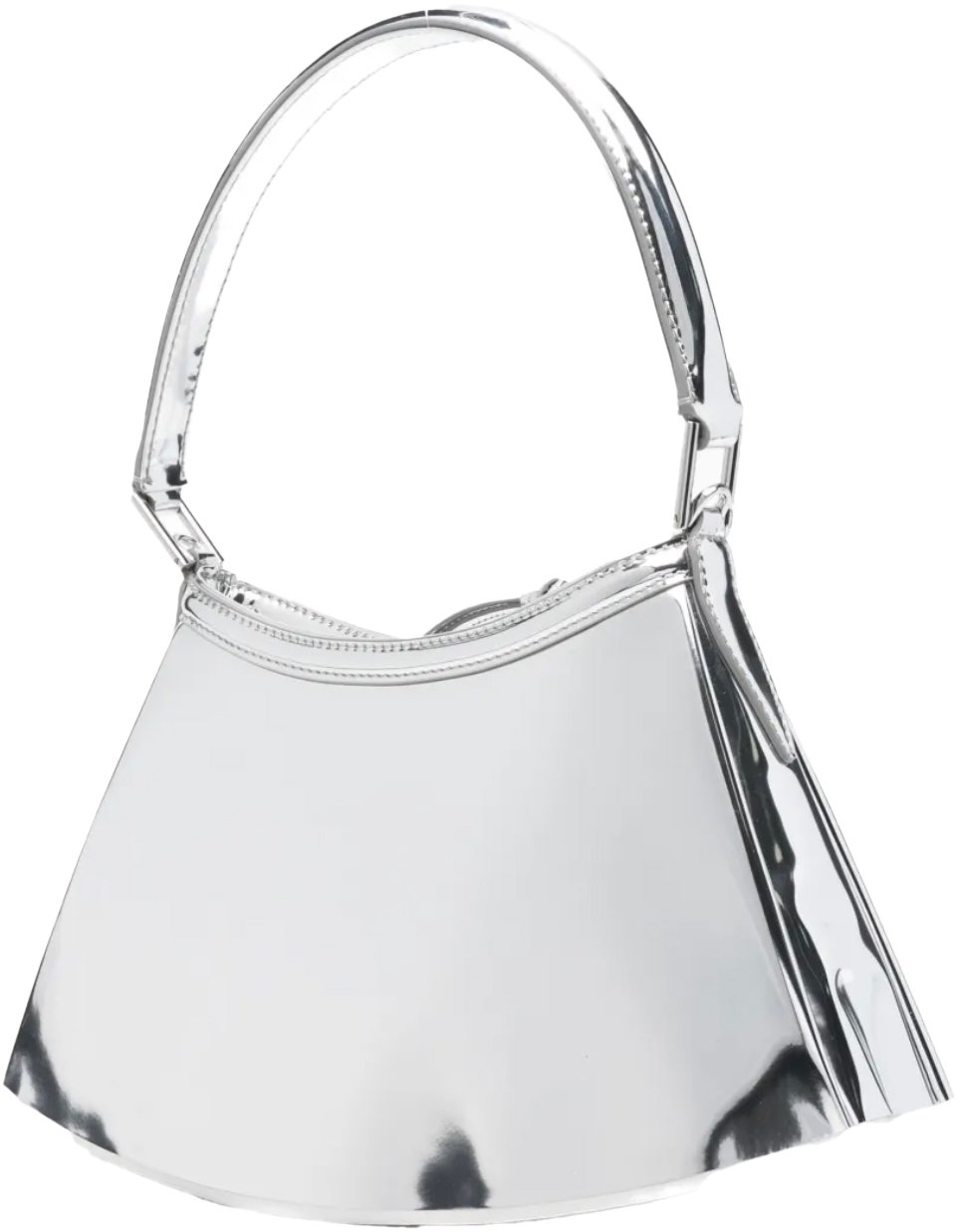 Lacoste Fashion Show S Lenglen Bag Silver Mirror Zilver