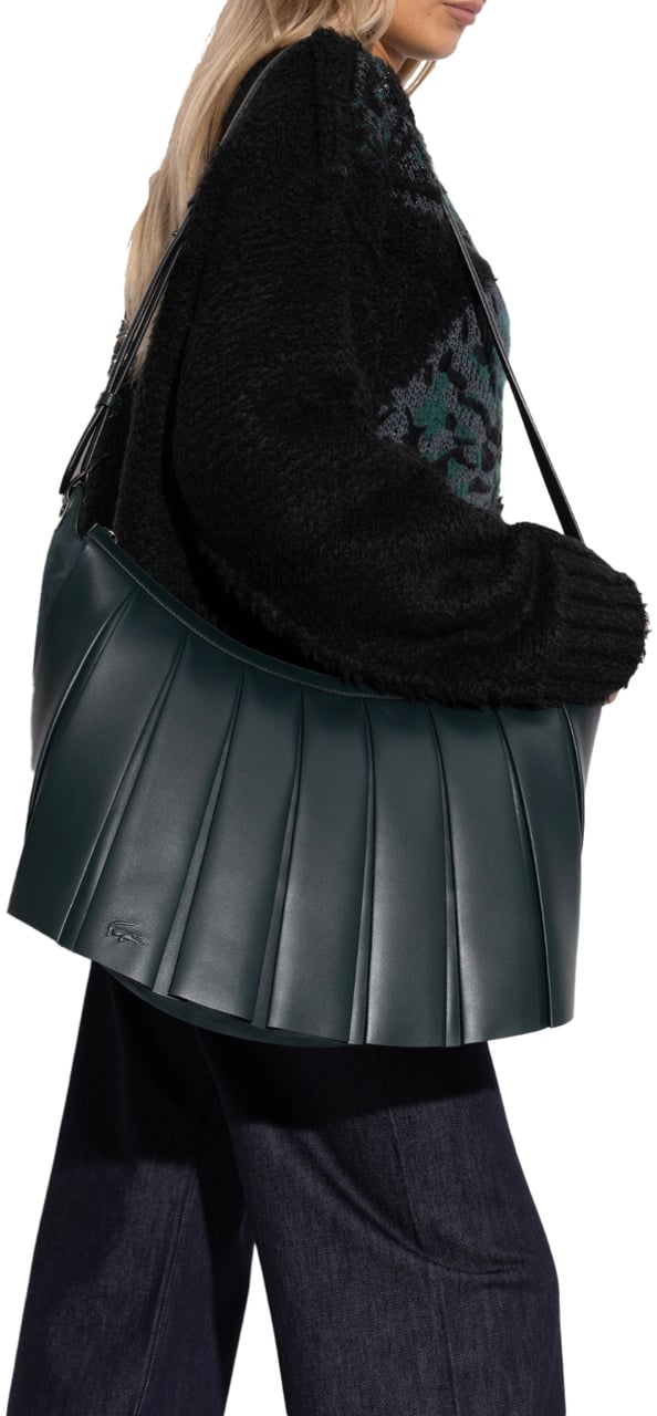 Lacoste Fashion Show Xl Hobo Bag Ivy Groen