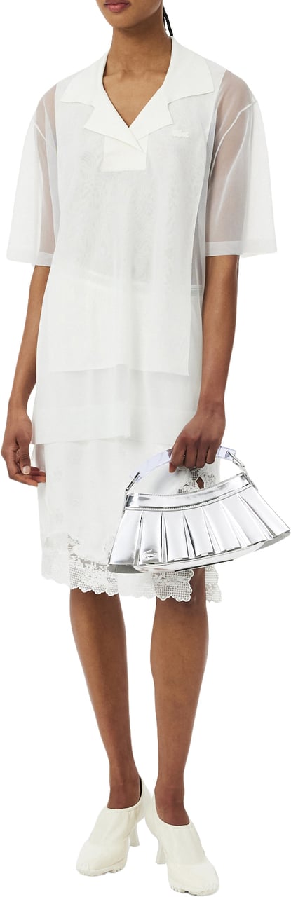 Lacoste H Lenglen Bag Silver Mirror Zilver