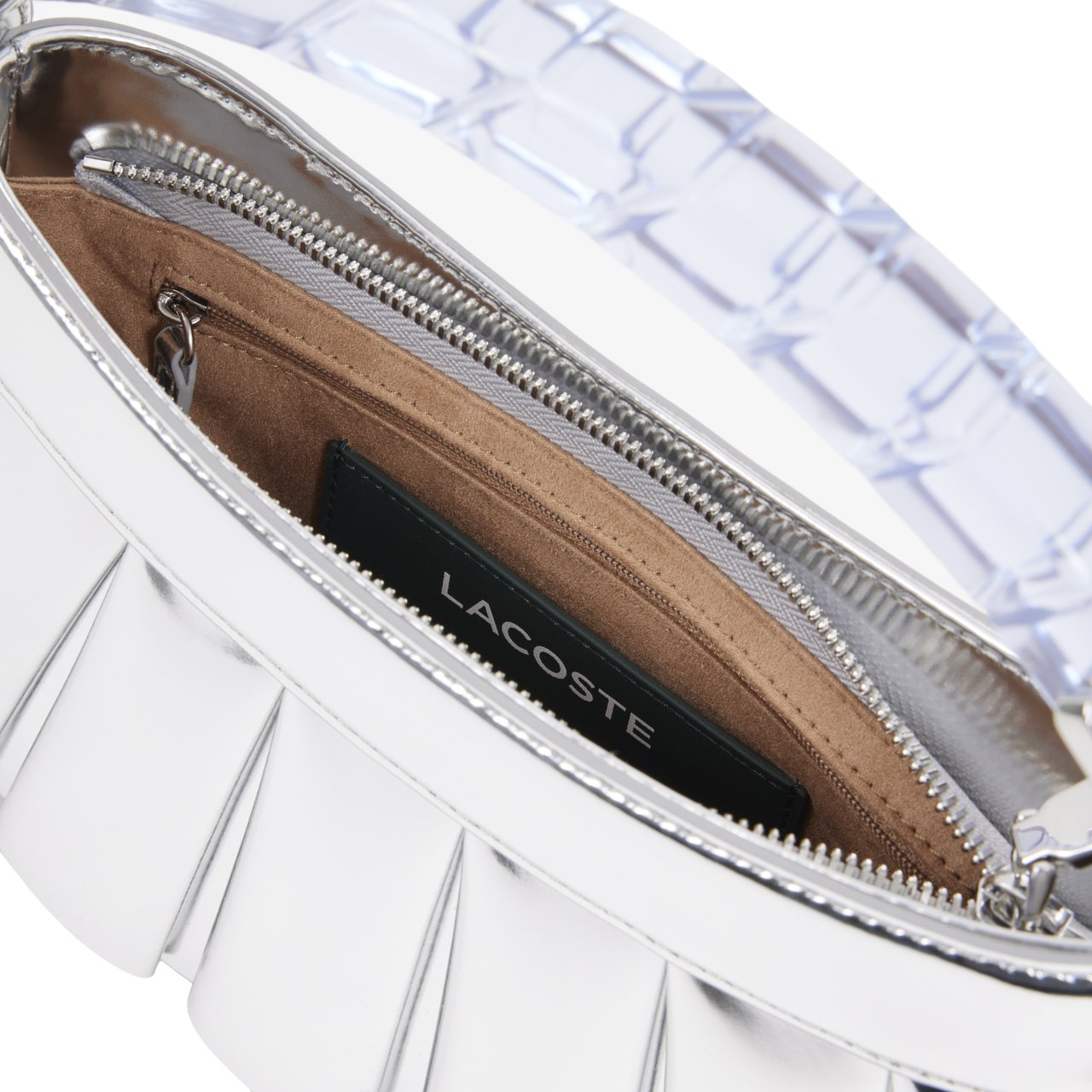 Lacoste H Lenglen Bag Silver Mirror Zilver