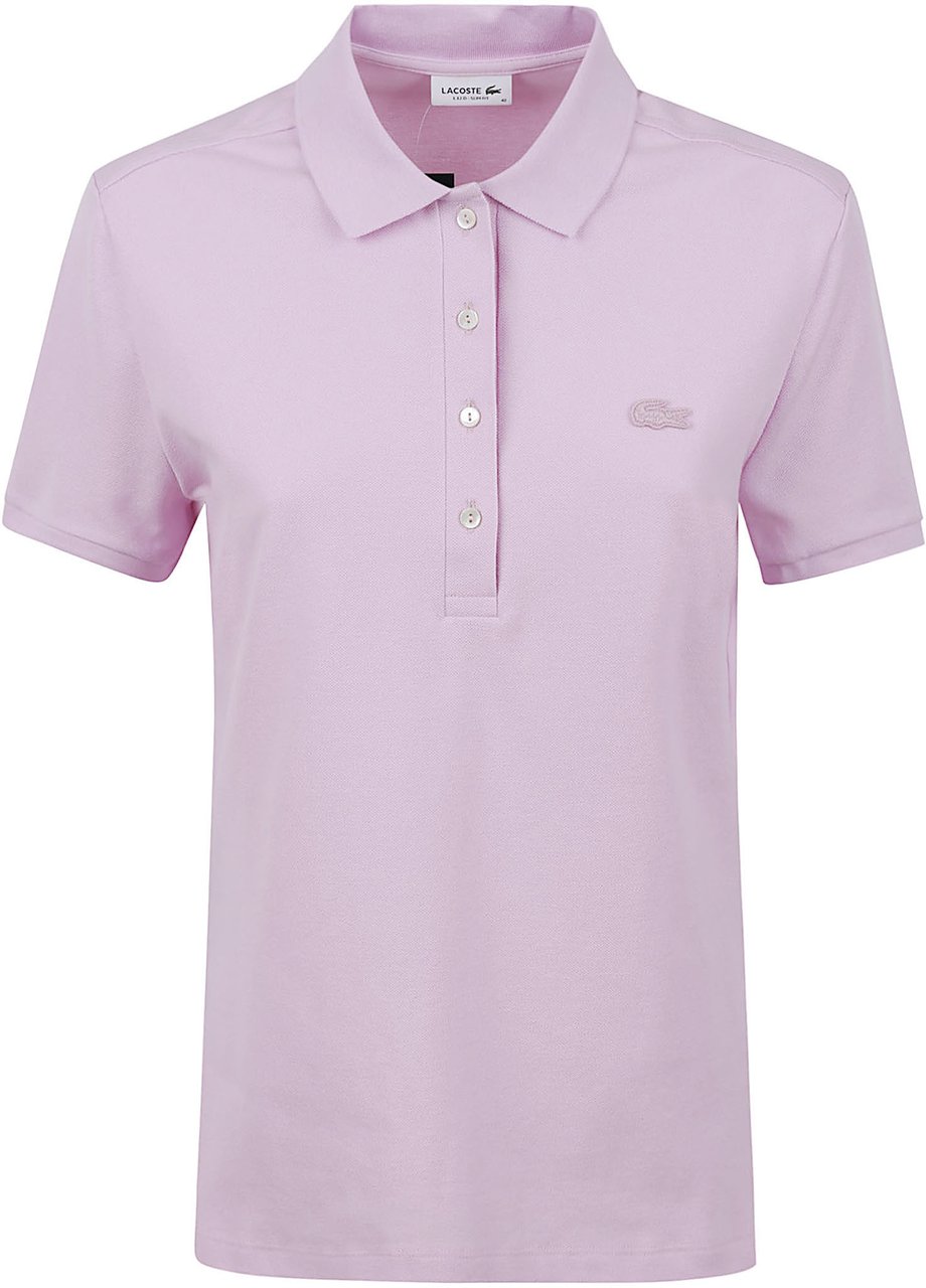 Lacoste T-Shirts And Polos Glicine Paars