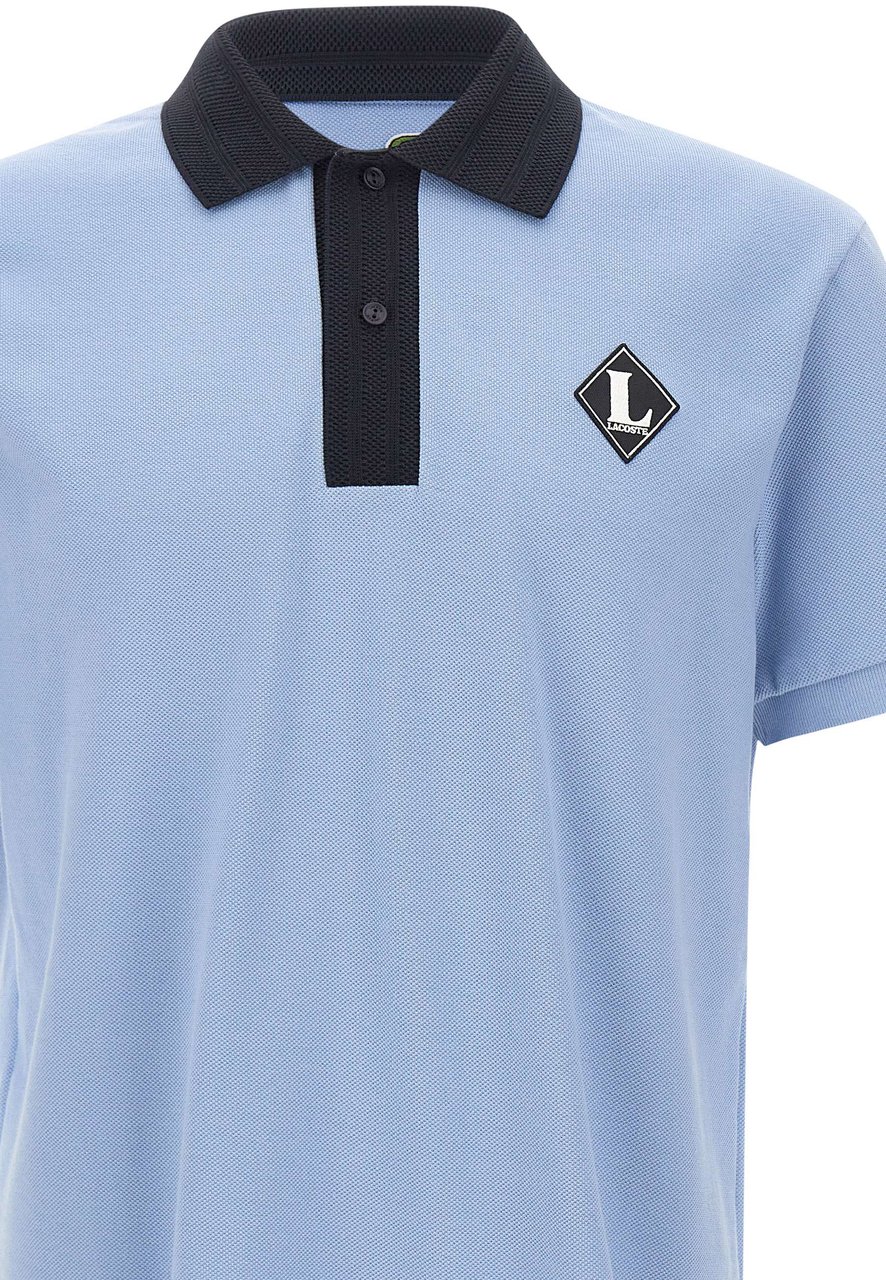 Lacoste T-Shirts And Polos Light Blue Lichtblauw