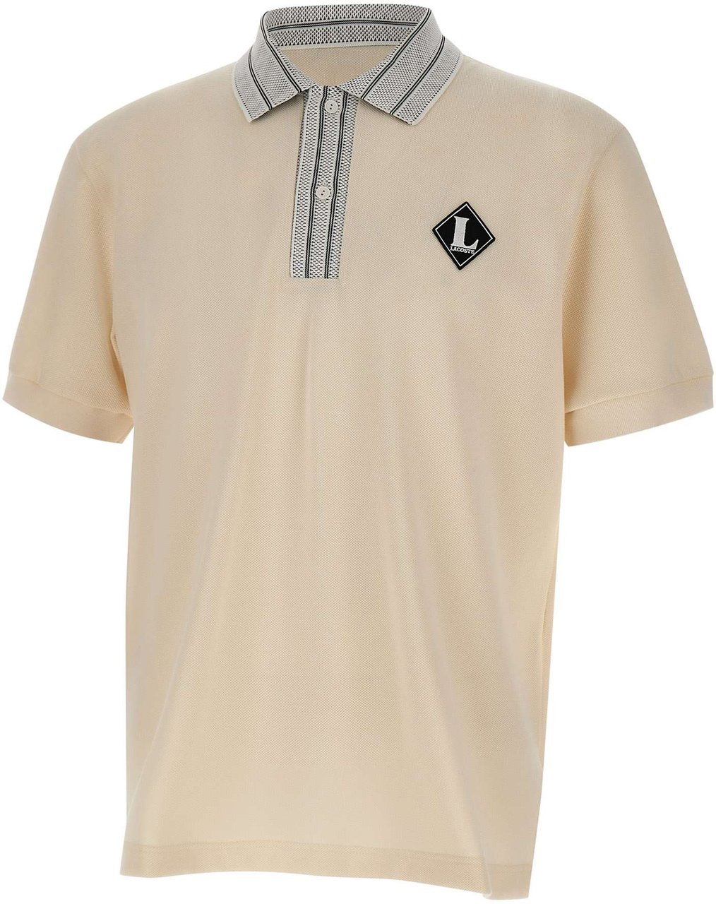 Lacoste T-Shirts And Polos Beige Wit