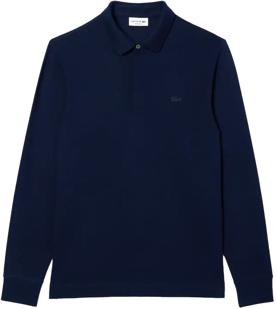 Lacoste Regular Fit HP Lange Mouw Polo Navy Blauw