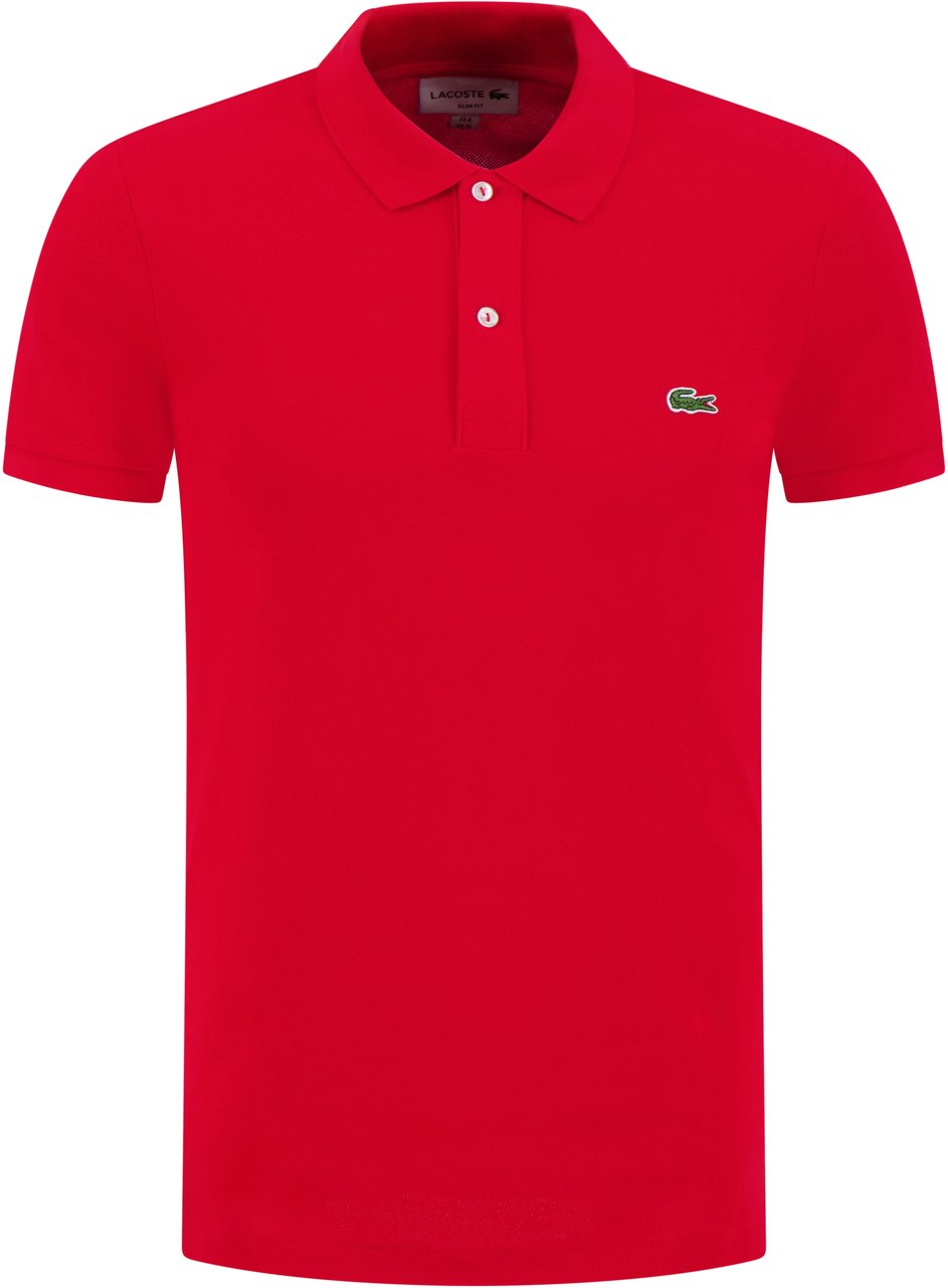 Lacoste Polo Rood Rood