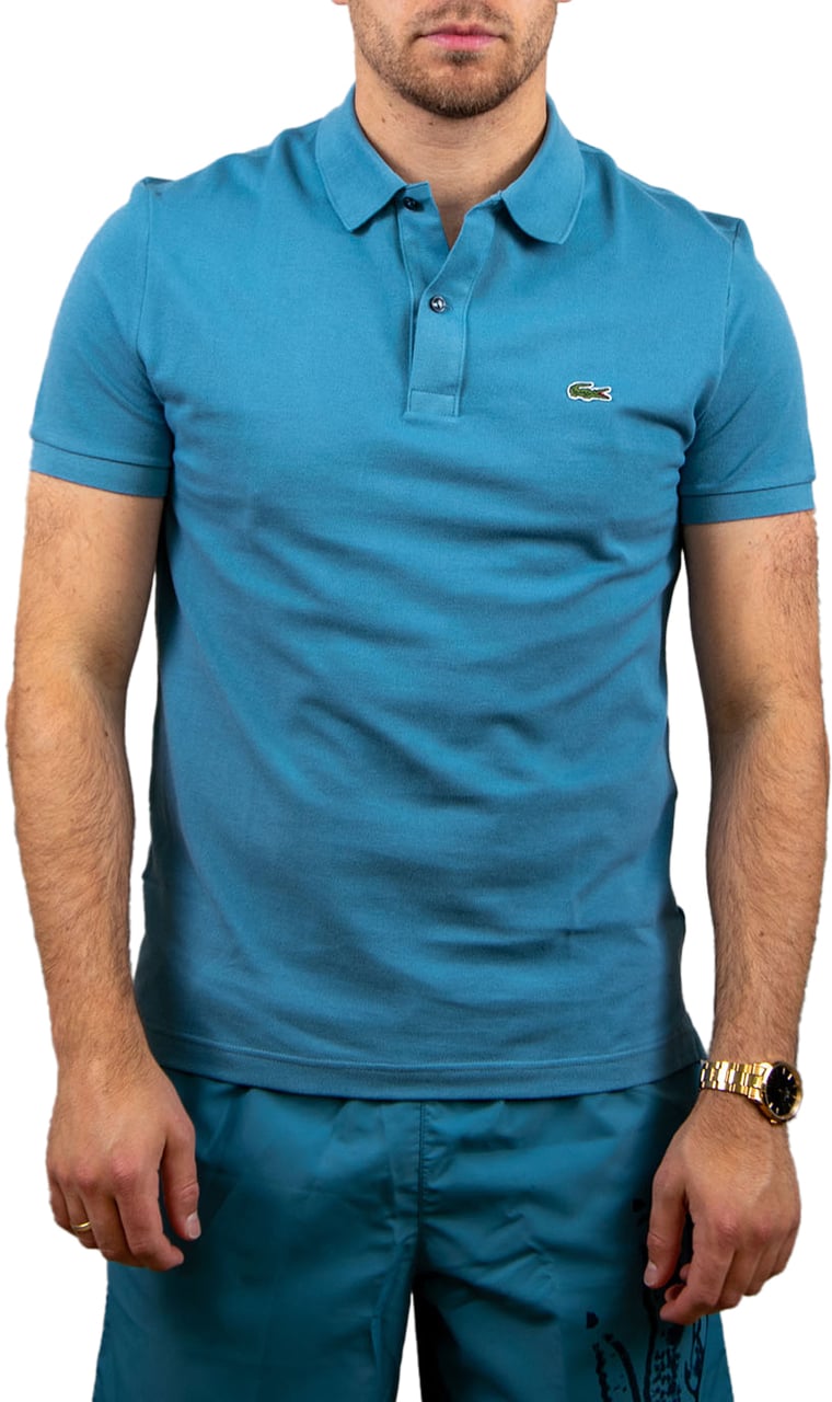 Lacoste Polo Slimfit Blauw