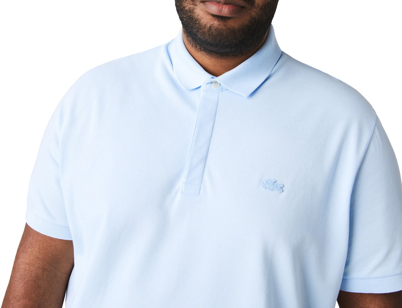 Lacoste Polo Regular Fit HP S/S Rill Blauw