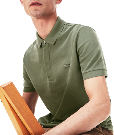 Lacoste Short Sleeve Polo  Groen met Groen logo Divers