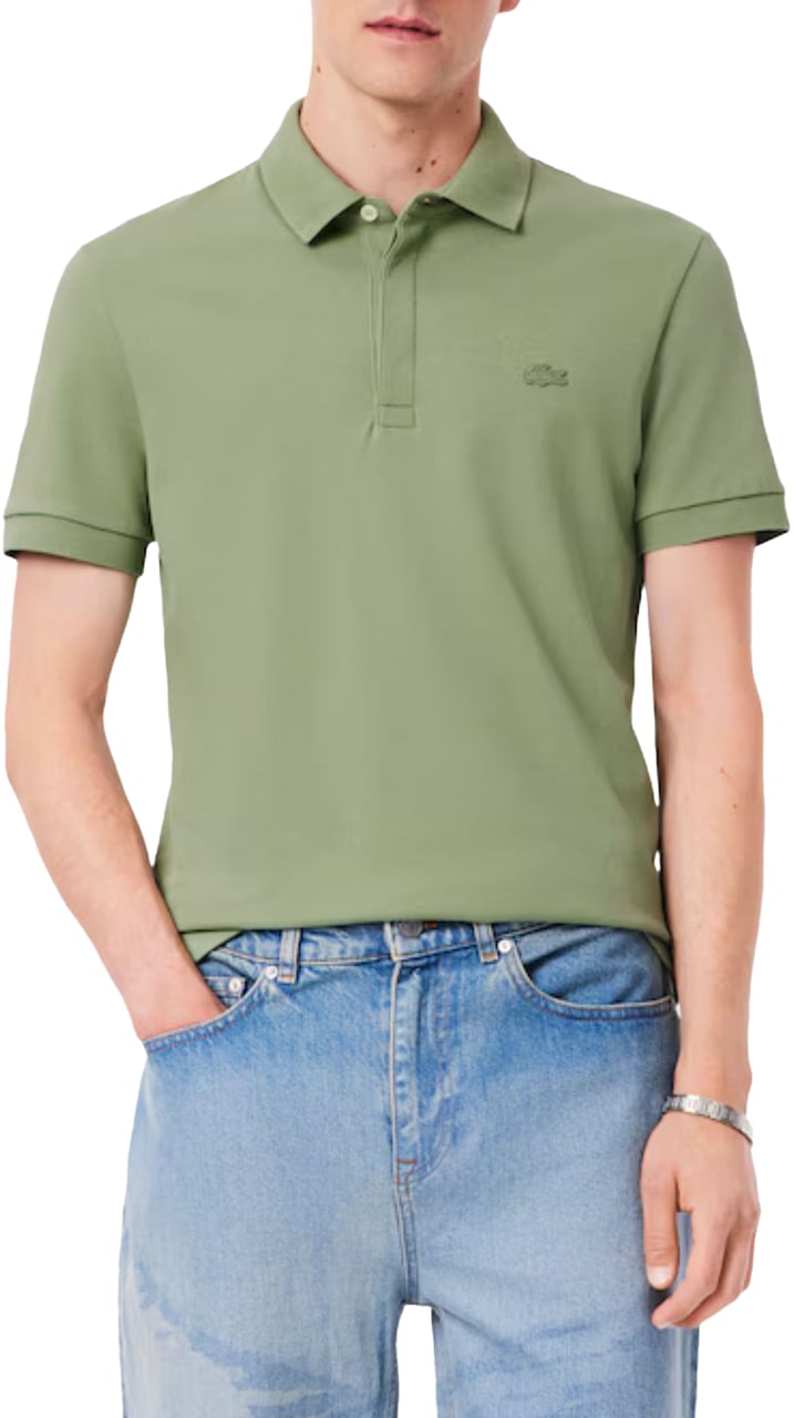Lacoste 1hp3 Men's S/s Polo Polos Khaki Ph5522-61 Groen
