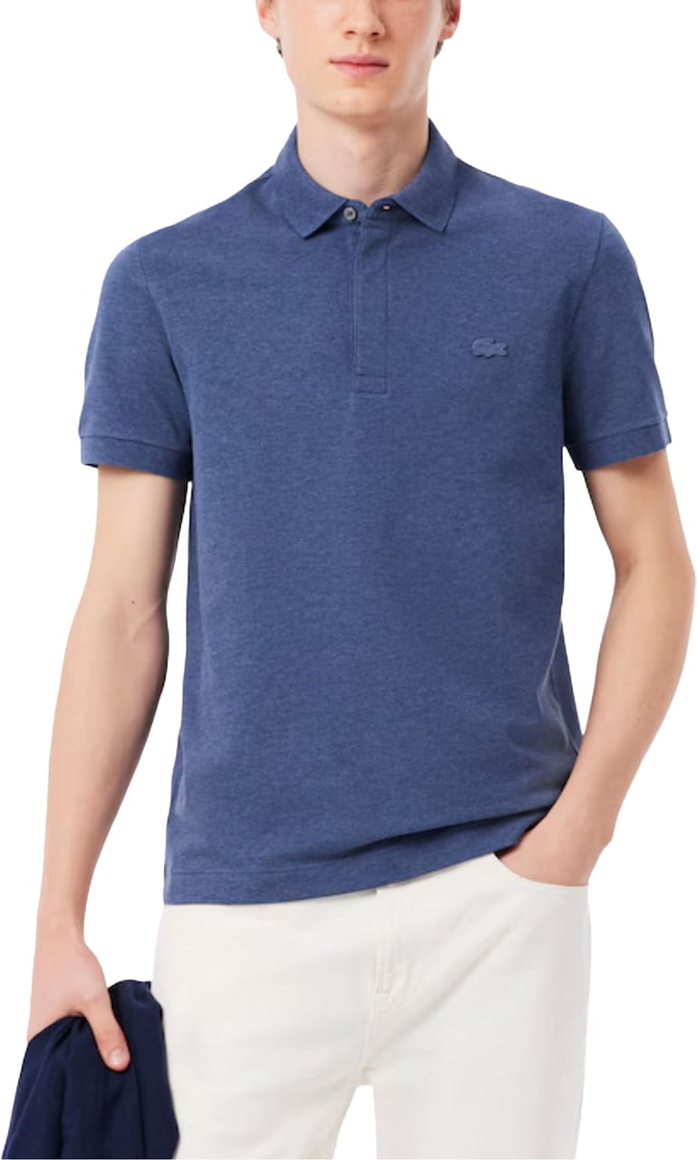 Lacoste 1hp3 Men's S/s Polo Polos Middenblauw Ph5522-61 Blauw