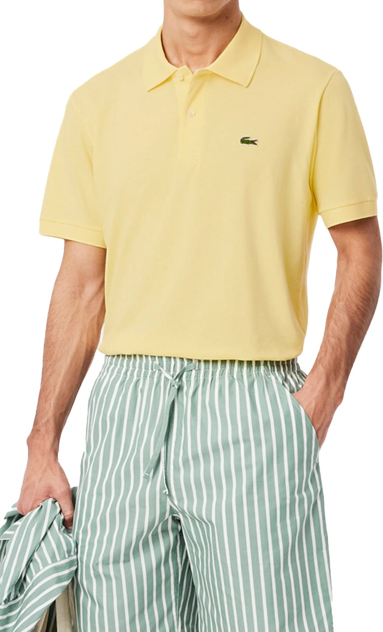 Lacoste T-Shirts And Polos Yellow Geel