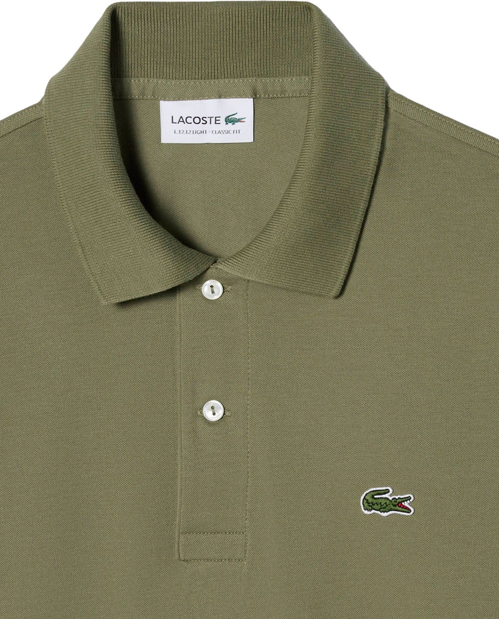Lacoste T-Shirts And Polos Verde Militare Donkergroen