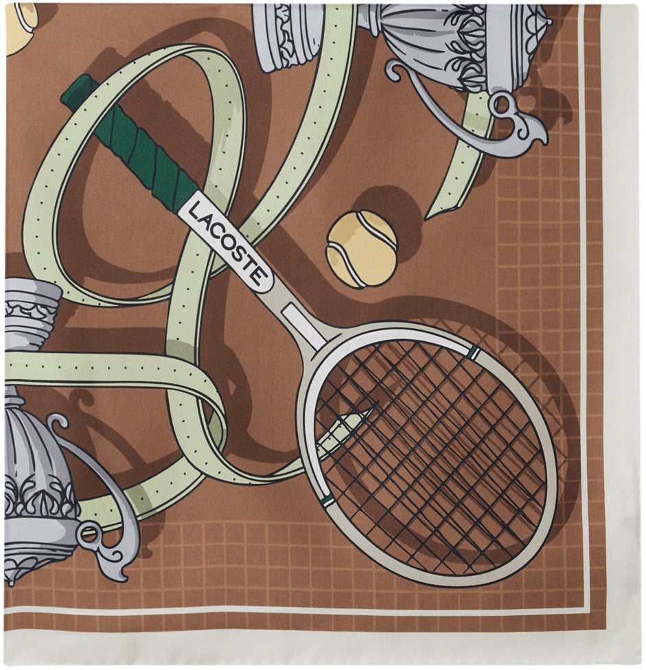 Lacoste Fashion Show Scarf Elderton/elderton Divers