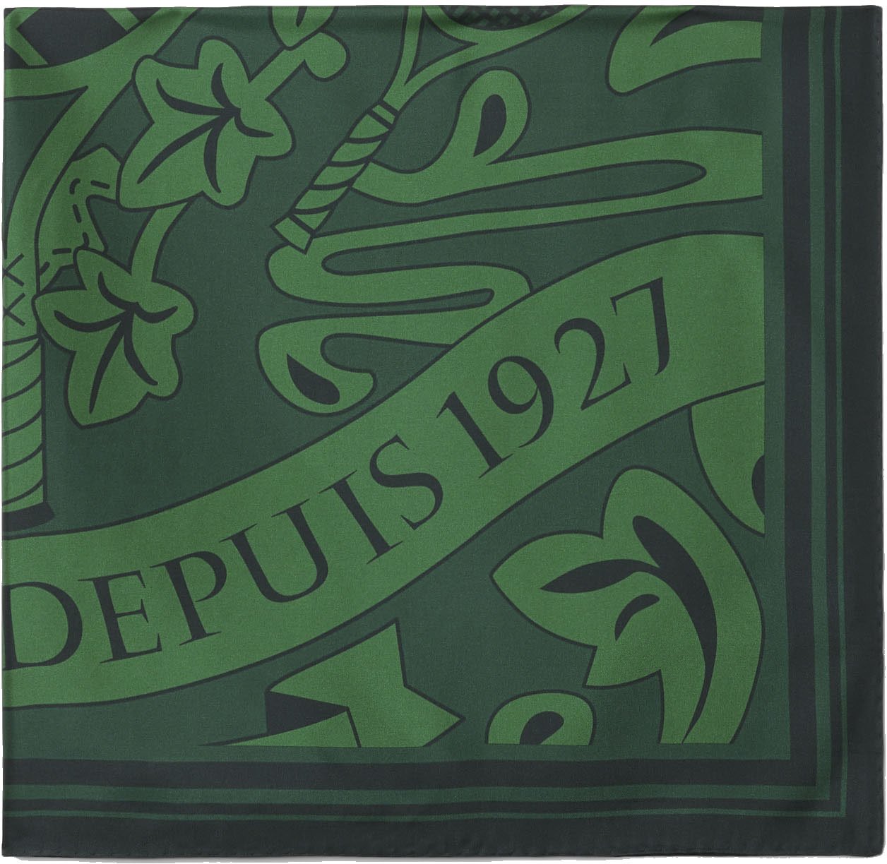 Lacoste Fashion Show Scarf Dark Varech/dark Varech Groen