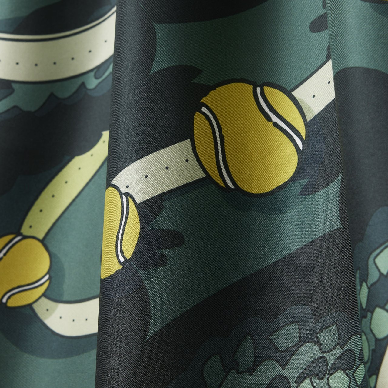 Lacoste Fashion Show Scarf Fairway Groen