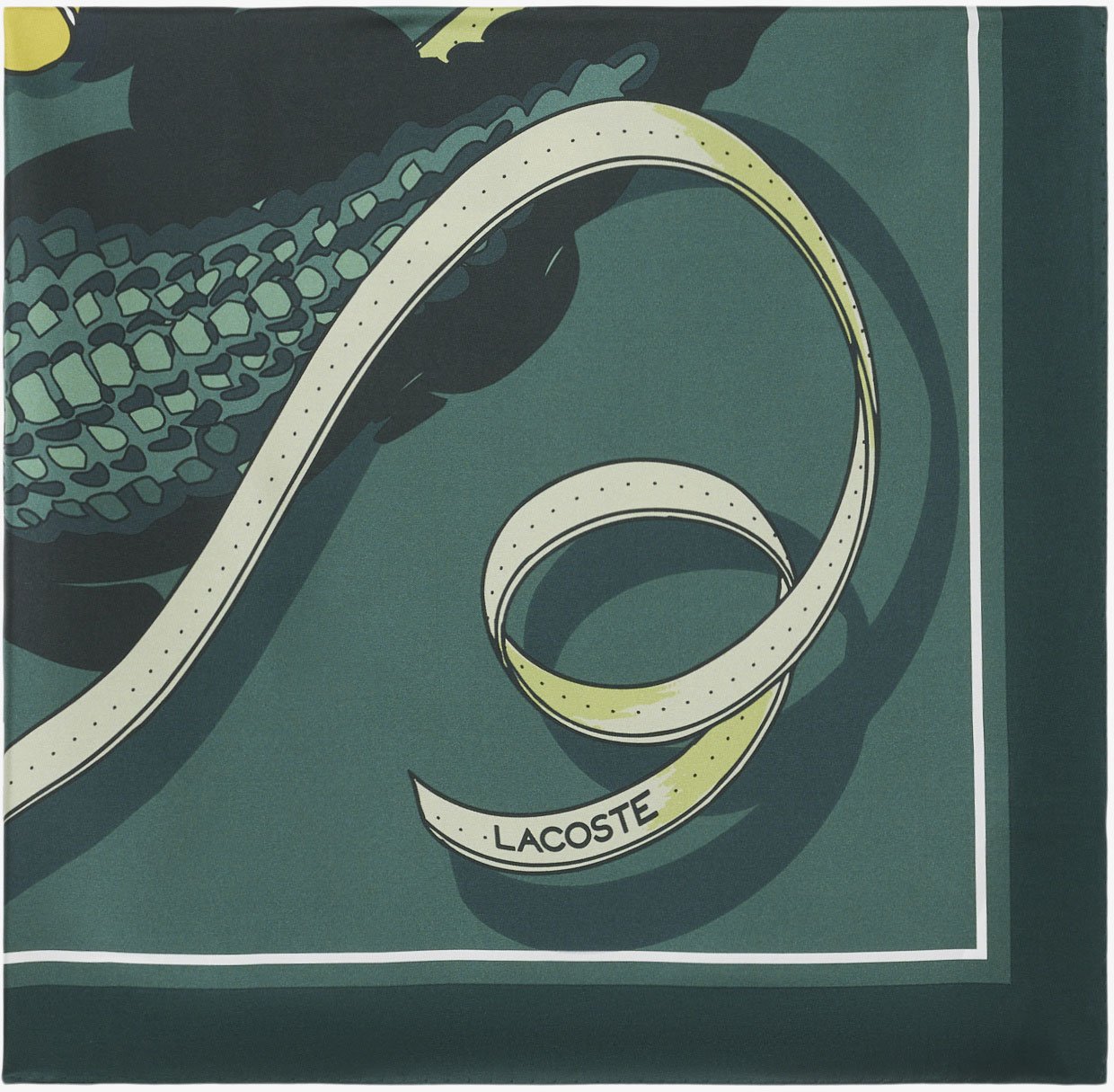 Lacoste Fashion Show Scarf Fairway Groen