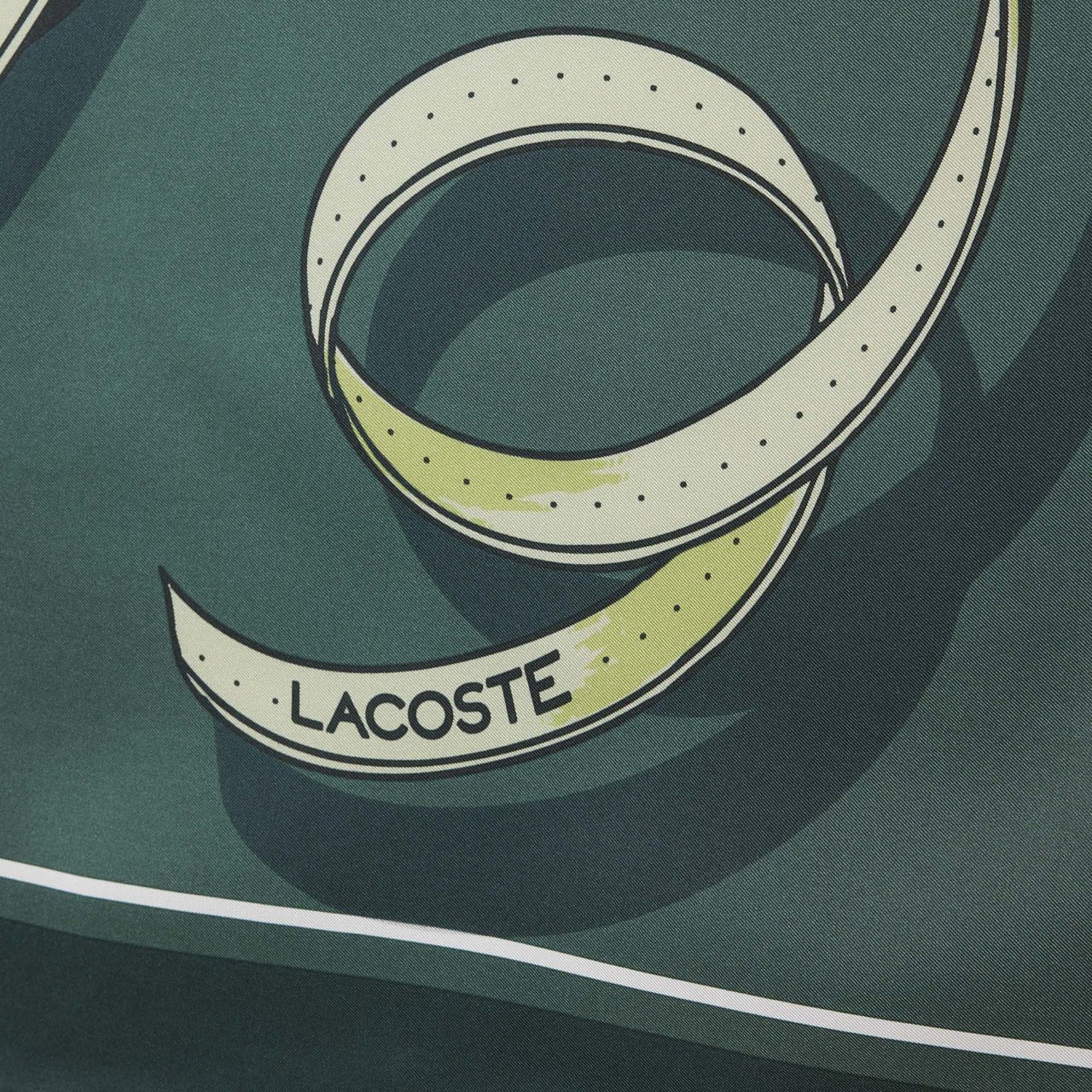 Lacoste Fashion Show Scarf Fairway Groen