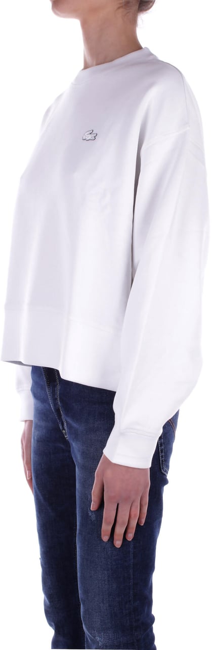 Lacoste Sweaters White Wit