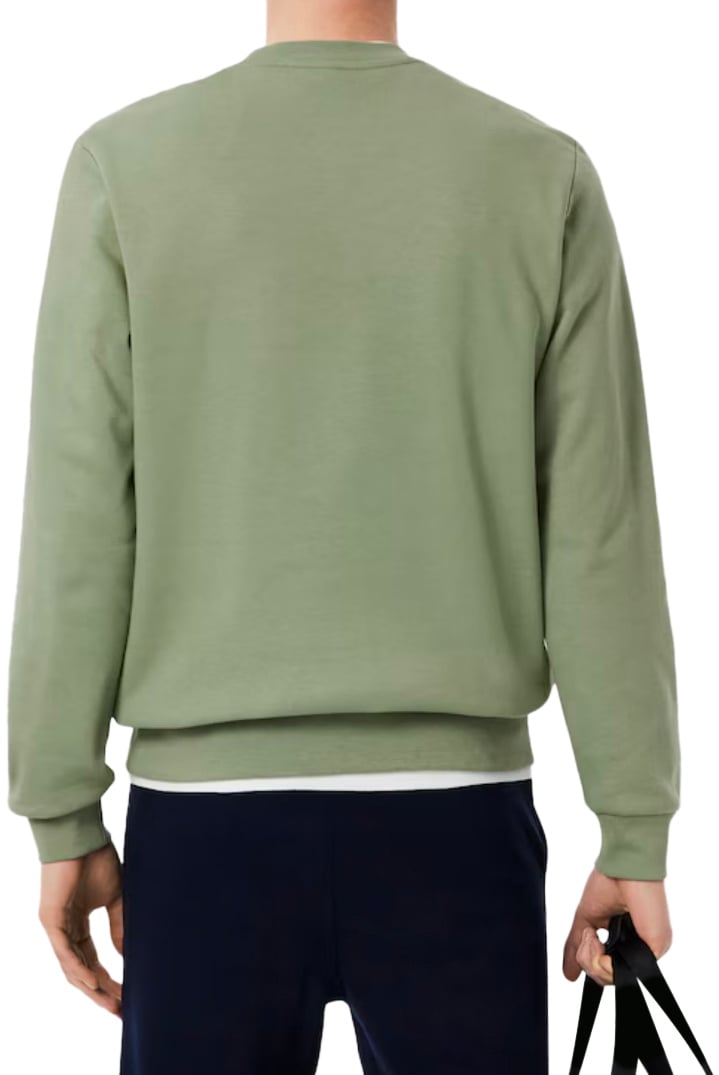 Lacoste Ronde Nek Trui Thyme Groen Groen