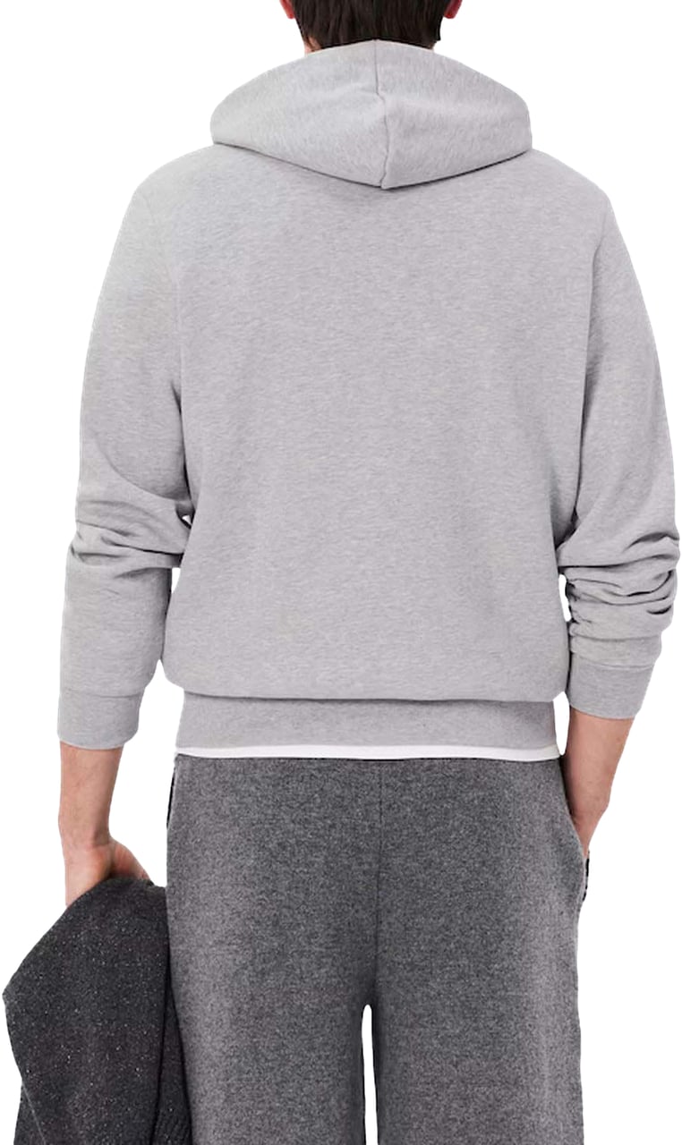 Lacoste Heren Fleece Hoodie Grijs