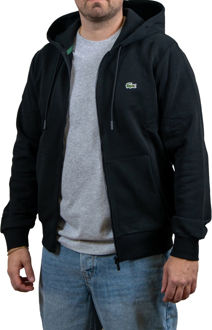Lacoste Lacoste Sweatshirt Zipper Zwart