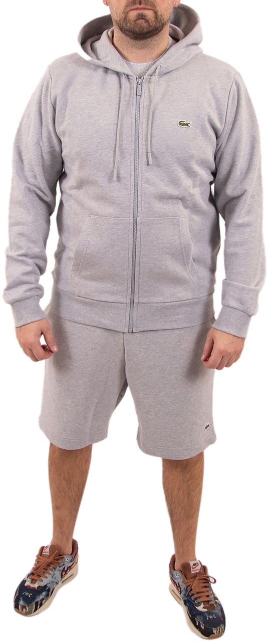 Lacoste Sweatshirt Zipper Grijs
