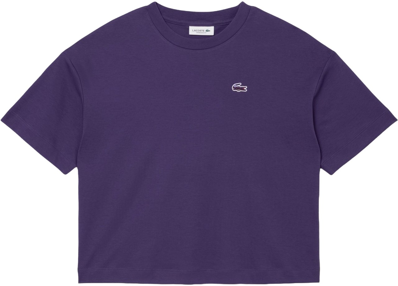 Lacoste T-Shirts And Polos Purple Paars