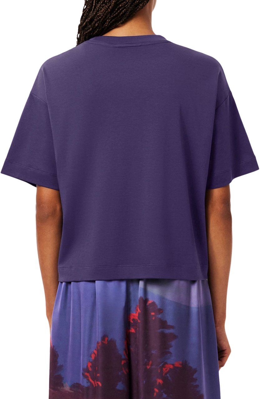 Lacoste T-Shirts And Polos Purple Paars