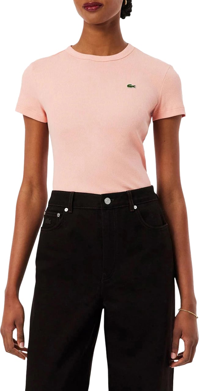 Lacoste T-Shirts And Polos Rosa Roze