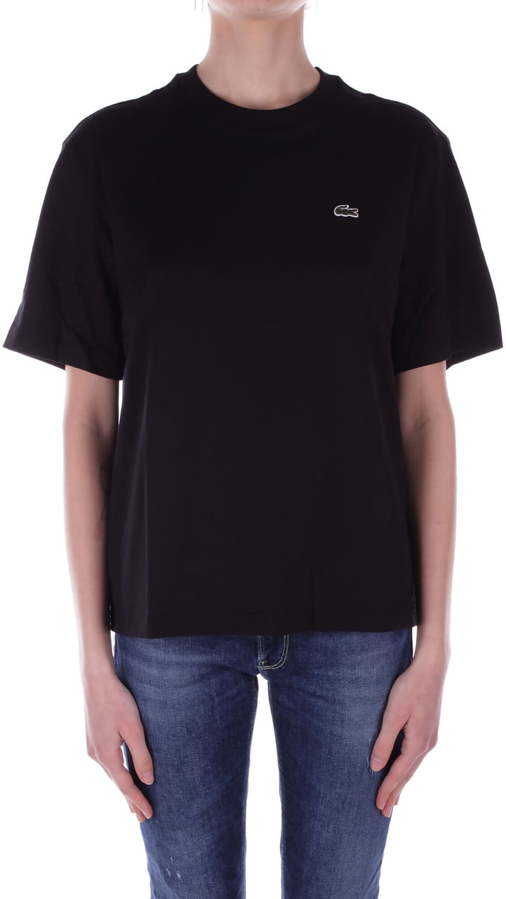 Lacoste T-Shirts And Polos Black Zwart