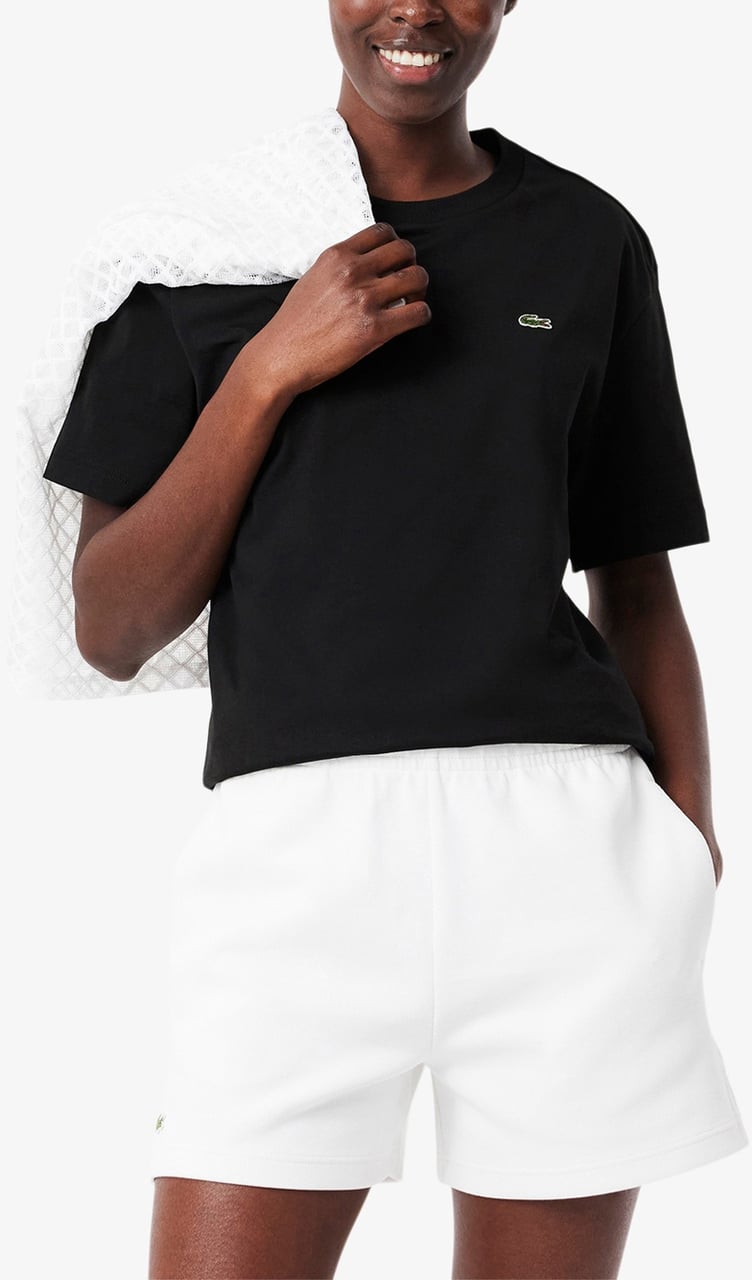 Lacoste T-Shirts And Polos Black Zwart