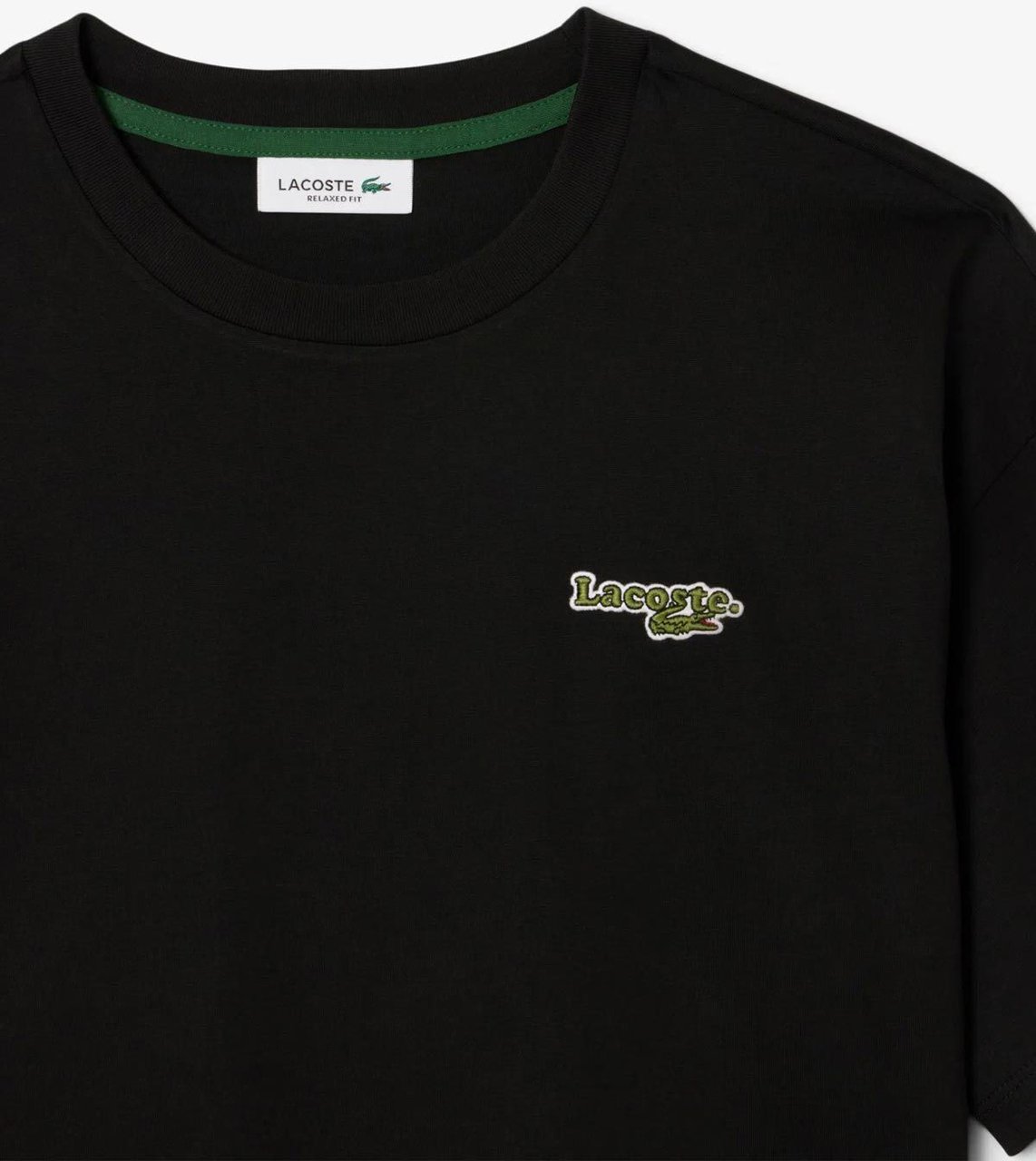 Lacoste T-Shirts And Polos Black Zwart