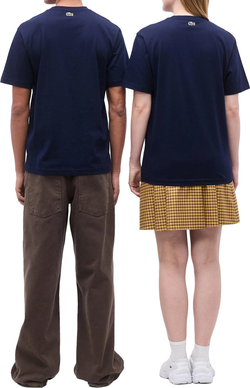Lacoste T-Shirts And Polos Blue Navy