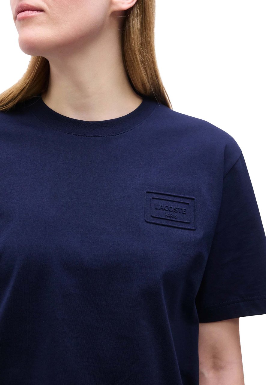 Lacoste T-Shirts And Polos Blue Navy