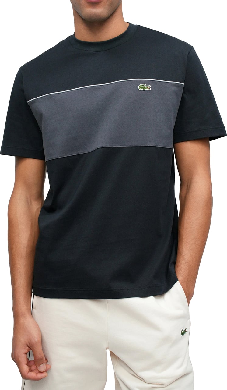 Lacoste T-Shirts And Polos Nero Donkergrijs