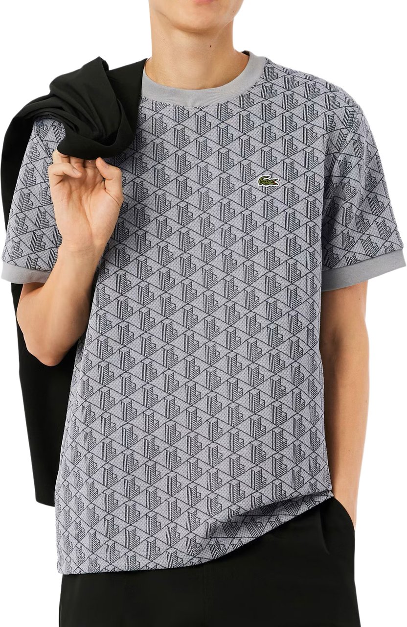 Lacoste T-Shirts And Polos Grigio Lichtgrijs